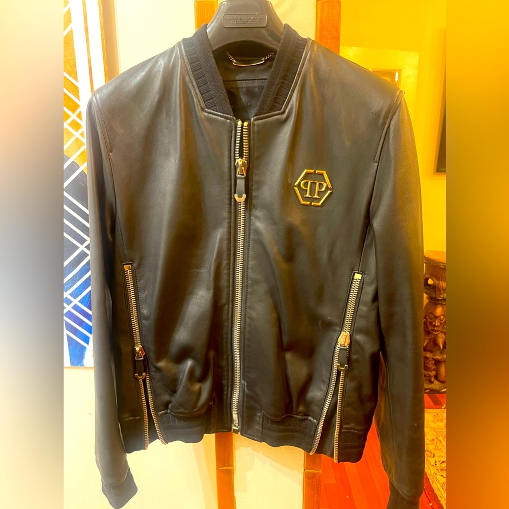 Butter soft leather bomber , very Rare PP collection